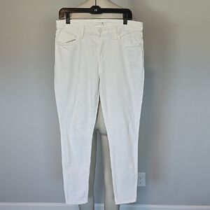 Joe's Jeans cat white skinny jeans-30